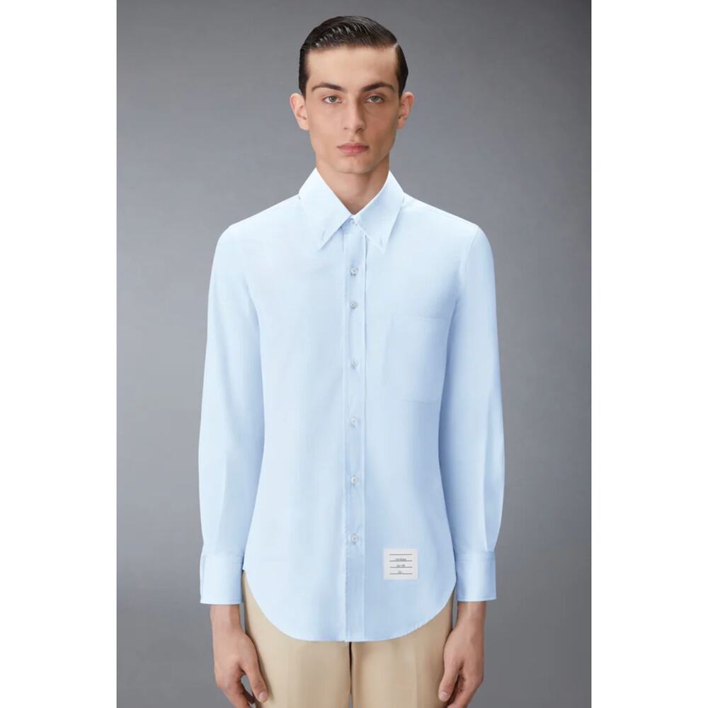 Thom Browne Chest Pocket 100% Cotton Poplin Button Down Shirt size 5
